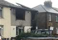 Blaze rips through terraced home