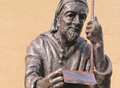 Statue of Chaucer unveiled today