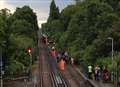 Passengers evacuated as lightning strike halts rail services