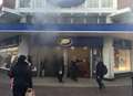 VIDEO: Store evacuated after smoke seen pouring out