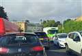 Gridlock as major route shuts suddenly