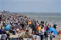 In pictures: Beachgoers soak up the sunshine