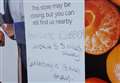 Disgruntled shoppers graffiti on closing M&S store