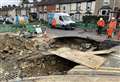 Another sinkhole appears in busy road