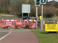 Roundabout roadworks delay blamed on weather