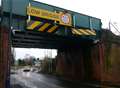 Train delays after lorry hits bridge