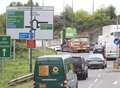 Crash blocks busy road