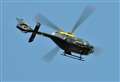 Police helicopter deployed in hunt for assault suspect