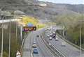 One lane closed after vehicle fire on M20