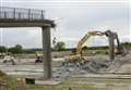 Major road reopens after bridge demolition