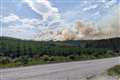 Firefighters continue to tackle raging wildfire in Highlands