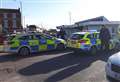 Police and ambulances called to train station