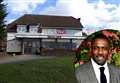 Idris Elba films at cafe for comedy series