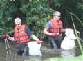 'Unsightly' river gets cleaned up by volunteers