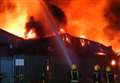 Huge blaze at coffee warehouse