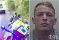 Police officer runs for his life in dramatic footage as truck rams motorbike