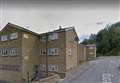 Fire crews tackle blaze at flats