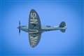 Spitfire takes to the skies with thank-you message for NHS