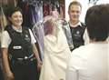 Police act as brides lay siege to shop