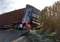 Lorry knocks out power lines