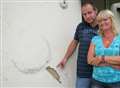 Couple's terror as car smashes into house