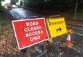 Road may be closed for a week