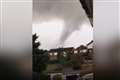 In Video: Northampton hit by tornado