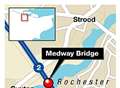 Woman falls from M2 bridge