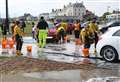 Fire service to the rescue at charity car wash