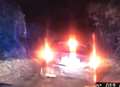 Video: Police car rammed by fleeing suspect