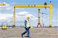 Charles follows in late father’s footsteps with visit to Belfast shipyard