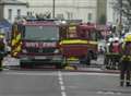 Firefighters begin stand down at timber yard blaze