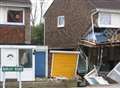 Couple's home falls into giant hole