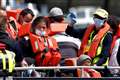 Small boat with 25 people makes Channel crossing despite choppy seas