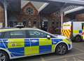 Police swarm train station after body found on tracks