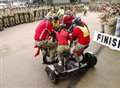 Soldiers' epic tandem ride