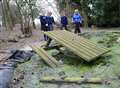 Youngsters in tears after vandals trash wildlife garden