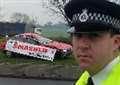 Wrecked cars deliver drink-drive message