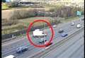 Van and two cars crash on M25