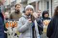 Greta Thunberg joins climate protest outside JP Morgan