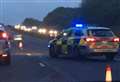 Delays as police close part of A249