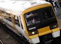 Muscle-man train driver removes fallen tree