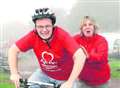 Pedalling towards £15,000