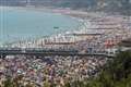 Storm warning as temperatures soar on UK’s third hottest day on record