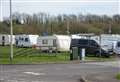 Travellers set up home at two sites