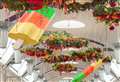 Giant lollies suspended from Bluewater ceiling