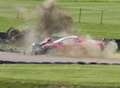 Shocking moment racing driver crashes £150k car