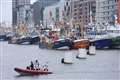 Flotilla of fishermen stage protest in Dublin over cuts to Irish fishing quotas