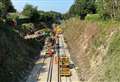 Rail cutting has been stabilised at a cost of £10m