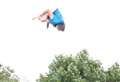 Daredevil teen's six-spin somersault